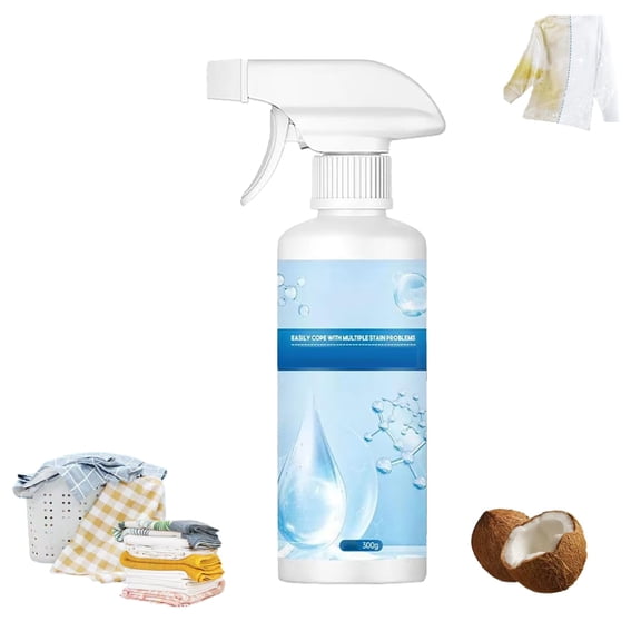 Non Ionic Emulsifier Clothing Cleaner, Non-Ionic Laundry Stain Removal Emulsifier, Multi-purpose Fabric Cleaner, Powerful Stain Remover Clothes Dry-Clean Spray for Clothes (1pcs)