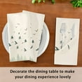 thumbnail image 6 of Napkin Satin Napkin 20*20Inchx1 Kitchen Towel Dinner Plate Towel Decorative Towel Napkin Tea Towel Suitable For Kitchen Table Birds in The Woods, 6 of 8