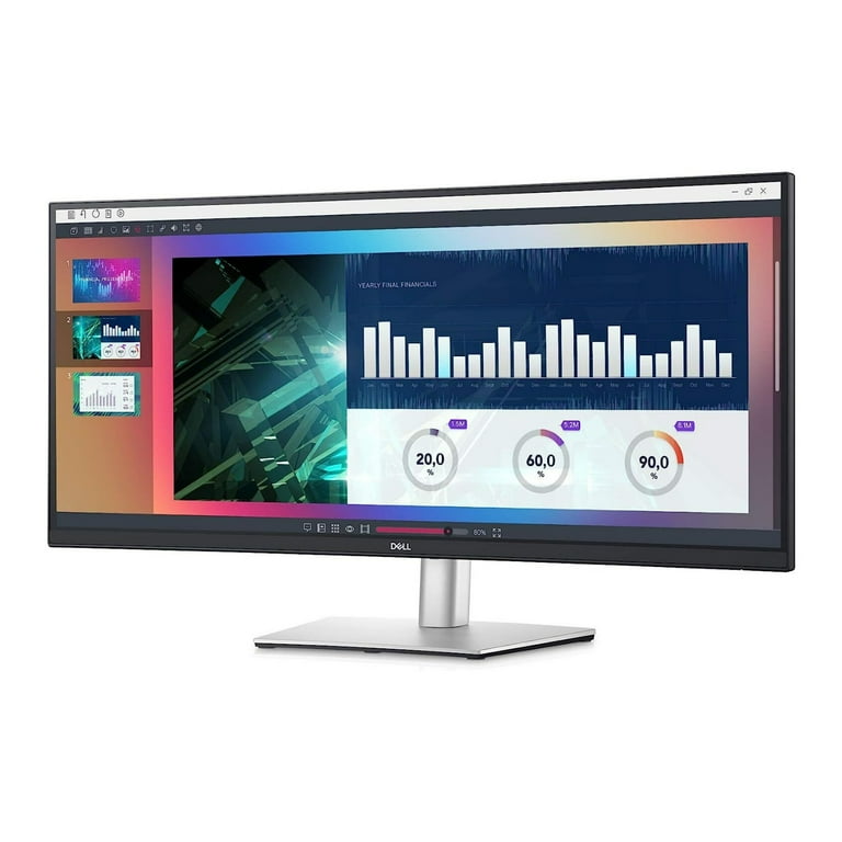 Restored Dell P3421W 34-Inch Ultrawide WQHD Curved USB-C