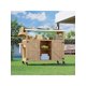thumbnail image 1 of cm de Alturaogar Outdoor Grill Carro cm de Anchoith Almacenamiento Gabinete Metálico Kitchen Island Prep Mesa cm de Anchoith Movable Universal Ruedas And Stainless Steel Top Spice Rack Towel..., 1 of 7