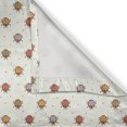 thumbnail image 6 of Ambesonne Cartoon Valance & Curtain, Pastel Colored Ladybugs, 55"x45", Multicolor, 6 of 6