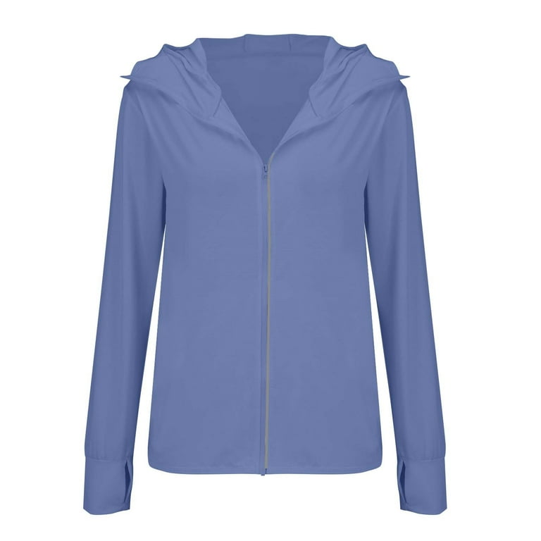 Sun Shirts Jacket Zip Up Hoodie Long Sleeve Summer Ice Outdoor