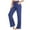 Blue, variant on asjyhkr Plus Size Yoga Pants Women High Waist Drawstring Solid Color Casual Loose Wide Leg Breathable Gym Workout Pants with Pockets,S-5XL