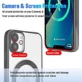thumbnail image 5 of Magnetic for iPhone 11 Case,Electroplated Clear Slim iPhone 11 (6.1 inches) Phone Case with Camera Protection,Shockproof iPhone 11 (6.1 inches) Case Compatible with MagSafe, Black Edge, 5 of 13