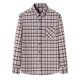 thumbnail image 1 of Camisas De Vestir Para Hombre Manga Larga Camisa de manga larga para hombre Camisa de moda para hombre de talla grande informal a cuadros de lana de algodón (Dark Gray, 3XL-46), 1 of 4