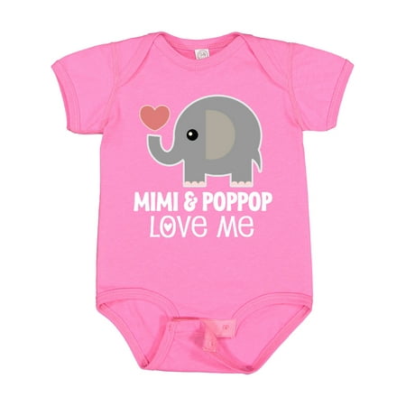 

Inktastic Mimi and PopPop Love Me Grandchild Boys or Girls Baby Bodysuit