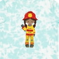 thumbnail image 4 of Inktastic African American Girl, Girl Fireman, Firefighter Girls Toddler T-Shirt, 4 of 5