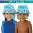 thumbnail image 5 of Aqua SwimSchool Sunshade Bucket Hat with Sun Shield for Infants, Blue, Unisex, 5 of 9