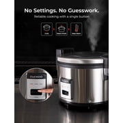 CUCKOO Commercial Rice Cooker & Warmer, Extra Large Rice Cooker 30-Cup Uncooked / 60-Cup Cooked, Professional Industrial Grain Cooker with Large Capacity, Easy One-Touch Operation, Silver (CR-3055)