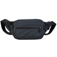 thumbnail image 1 of Hukapapa Bolso bandolera simple de cuero para desplazamientos al aire libre maletín de viaje bolso portátil gris, 1 of 5