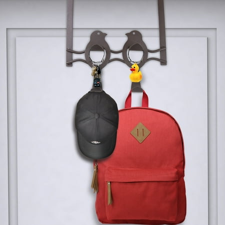 

Ergode Over the Door Bird Organizer Hooks - 4 Hooks Bronze