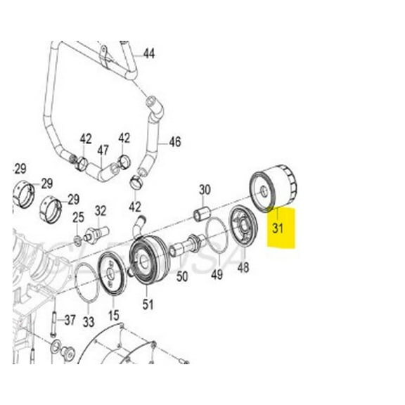 Benelli OEM Oil Filter TNT300 302S TRK502 600 Leoncino 260146090010