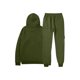 thumbnail image 2 of Ceisia Men's Solid Color Hooded Tracksuit Set with Cargo Pockets for Casual & Sports Wear Army Green M Gifts, 2 of 5