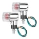 thumbnail image 1 of 2x luces intermitentes LED para motocicleta, miniintermitentes LED para moto de calle Blanco, 1 of 9