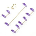 thumbnail image 2 of Pcb Mechanical Keyboard Stabilizer 6.25u 2u Mechanical Keyboard Stabilizer Mechanical Keyboard Stabilizer With GoldPlated Screws Computer Accessory For DIY 61/64/87Transparent, 2 of 8