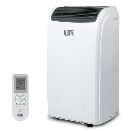 BLACK+DECKER BPACT08WT 4,000 BTU SACC/CEC (8,000 BTU ASHRAE) Portable Air Conditioner, For Room up to 350 sq. ft., White