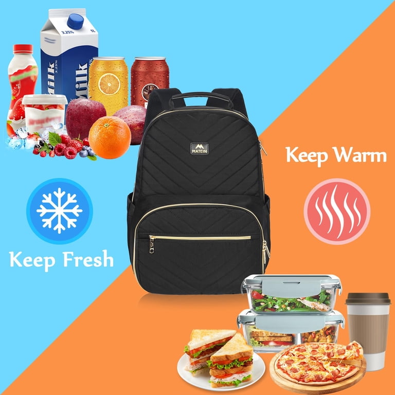 Matein 15.6" Laptop Backpack with Insulated Lunch Compartment photo 6