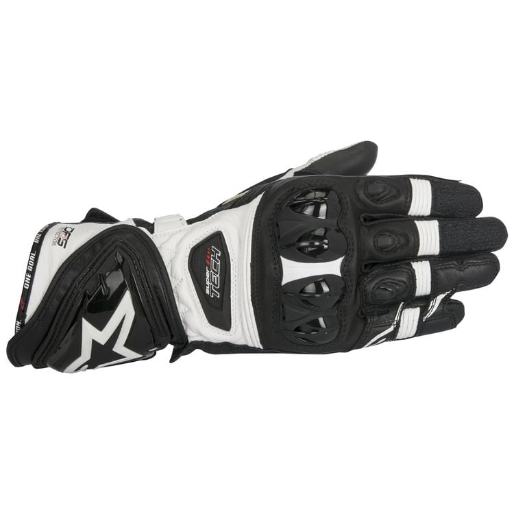 Alpinestars Supertech Gloves - Black/White - XL - Walmart.com