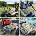thumbnail image 6 of Golf Cart Seat Covers for 2 Seater,Green Orange Pumpkin Fall Microfiber Cart Seat Towel Blanket,Thanksgiving Leaves Floral Pastoral Absorbent NonSlip Bench Seats Protector for Golf Course 51"x31", 6 of 9