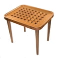 thumbnail image 6 of 18" Brown Solid Wood Rectangular End Table, 6 of 6