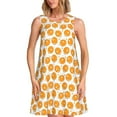 thumbnail image 1 of Xecao Raquette de Ping-Pong pour Femmes Robes d'Été Décontractées Robes de Plage Sans Manches Robe Évasée avec Poches, 1 of 7