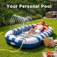 thumbnail image 2 of Flotador inflable Funscape 178 cm con rociador y almohada, 2 of 8