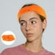thumbnail image 5 of Diadema elástica con turbante para mujer, diadema con nudo trenzado, diadema para peinar el cabello (naranja), 5 of 5