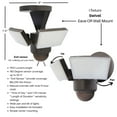 thumbnail image 6 of IQ America LED Outdoor Motion Sensor Security Floodlight, 1100 Lumens, 180° Detection, 6 of 7