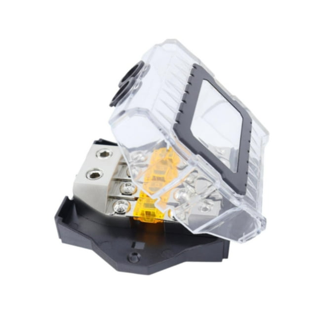 Milaget Car Audio Distribution Fuse Block Multifunctional for Boats Vehicles RV 4 Way