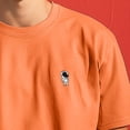 thumbnail image 5 of Dalix Astronaut Midweight Garment Dye Soft Tee Short Sleeve Cotton Shirt Mens in Sherbert L Large, 5 of 5