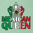 thumbnail image 5 of Wild Bobby Mexican Queen Latin Pride Women Slim Fit Junior Tee, Mint, Large, 5 of 5