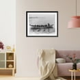 thumbnail image 3 of Historic Framed Print, [6 sailors and coxswain rowing launch of U.S.S. SAN FRANCISCO], 17-7/8" x 21-7/8", 3 of 9