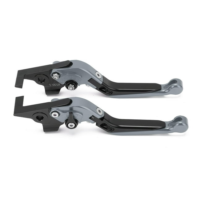 Palanca de embrague de freno ajustable para motocicleta, de aleación de aluminio CNC, de repuesto para Yamaha TMAX 530 2012-2019Gris