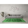 thumbnail image 3 of Ahgly Company Indoor Rectangle Oriental Emerald Green Industrial Area Rugs, 3' x 5', 3 of 4