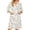Purple(Vintage Floral Print), variant on Zipper Robes for Women Lightweight Soft Summer Bathrobes for Women Zipper Front 3/4 Length Sleeve Knee Length Vintage Floral Print Loose Fit Sleepwear Nightgown with Pockets Purple M