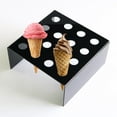 thumbnail image 6 of Ice Cream Cone Stand, Cupcake Cones Baking Rack, Display Stand Holder Decoration Cupcakes Holder Ice Cream Holder for Wedding Baking 15cmx15cmx7.5cm, 6 of 8