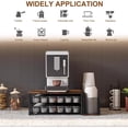 thumbnail image 4 of Coffee Bag Holder, Coffee Bag Drawer Style Countertop Organizer, Coffee Bar Station Organizer with Disposable Cup Lid Holder, Black, 4 of 7