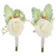 thumbnail image 1 of KAKOWELY 2 ramilletes de rosas para hombre, ramilletes de flores artificiales para boda, 1 of 5