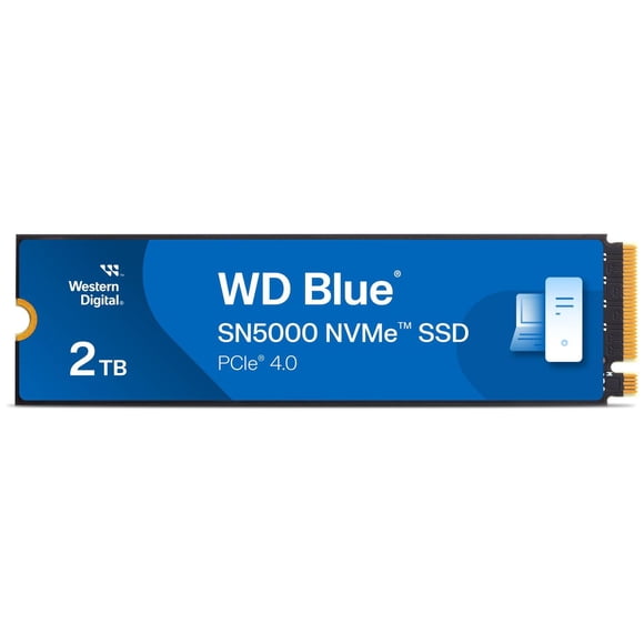 Unidad de Estado Sólido Interna Western Digital 2TB Azul NVMe PCIe Gen 4.0 M.2 2280 Hasta 5.150 MB/s
