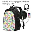 thumbnail image 2 of Balery Cute Chameleons Mochila con carga USB para hombre y mujer - Mochila impermeable y antirrobo para portátil con puerto USB para viajes, trabajo, estudios y universidad, 2 of 7