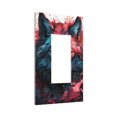thumbnail image 6 of Zufioo Red Flame Wolf Head Print Switch Wall Plate, Dustproof and Heat-resistant Decorative Wall Switch Cover, Suitable for Residential and Commercial Areas-Mid-size, 6 of 8
