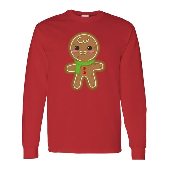 Inktastic Gingerbread Christmas Long Sleeve T-Shirt