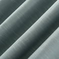 thumbnail image 4 of Archaeo Textured Linen Blend Total Blackout Grommet Top Curtain, 50"W X 63"L, Storm Blue, 4 of 8