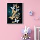 thumbnail image 5 of Cuadros Decorativos Kit de pintura de resina de diamante para decoración de habitación Likrtyny mosaico 5D de mariposa Animal diamantes de imitación bordado parte de dibujo taladro forma especial, 5 of 9