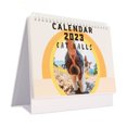 thumbnail image 4 of Flip Back Calendar, Decorative Stable Structure 12 Month Cat Butt Calendar  For Living Room For Bedroom, 4 of 8