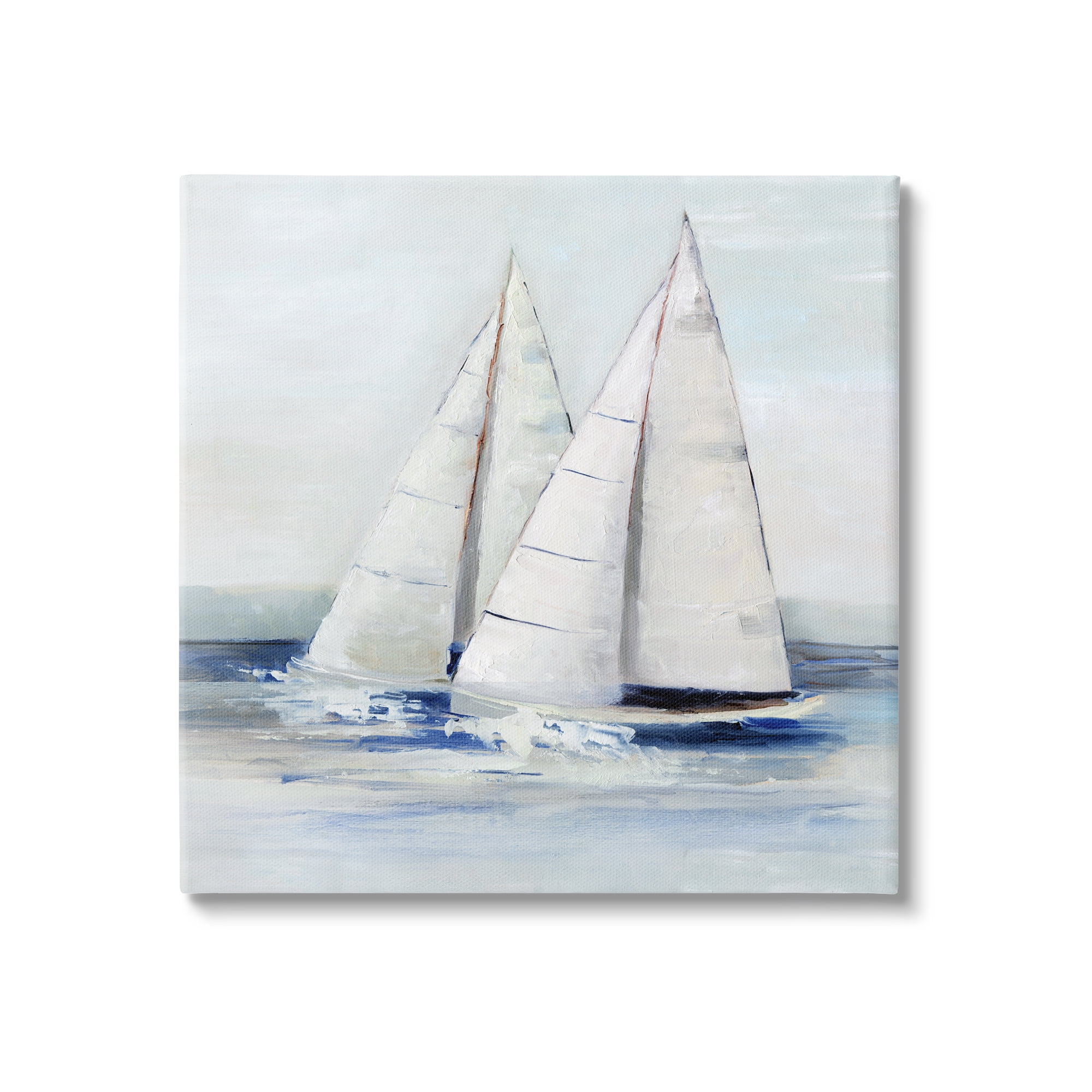 Stupell Industries Sailboats Coastal Waves Splashing Coastal Painting stupell-industries-sailboats-coastal-waves-splashing-coastal-painting