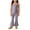 .Purple, variant on Agkizg Big Girls Clothing Set Striped 2 Piece Outfit Sleeveless Camisole Flare Pants Set
