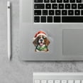 thumbnail image 2 of Hello Winter English Springer Spaniel Frosty Morning Welcome Snowy Christmas Cutout Transfer Sticker Springers Dog Lover Gifts Transparent Decal Art Decor - 02018, 2 of 5