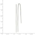 thumbnail image 2 of FB Jewels Sterling Silver Spiral Bar Threader Earrings, 2 of 2