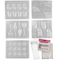 thumbnail image 1 of Harry Potter Chocolate Frog Mold Kit - Includes 5 Molds, 100 Sticks, 100 Bags, 50 Ties, 1 of 5